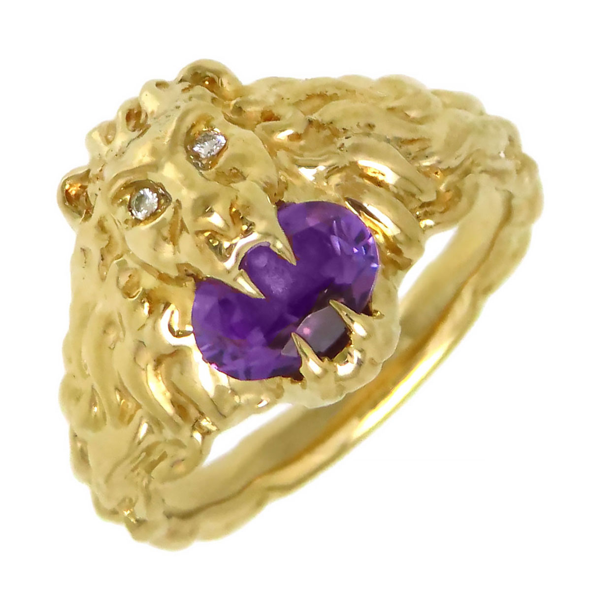 楽天市場】【グッチ】Gucci ライオン たてがみ リング 指輪 476854