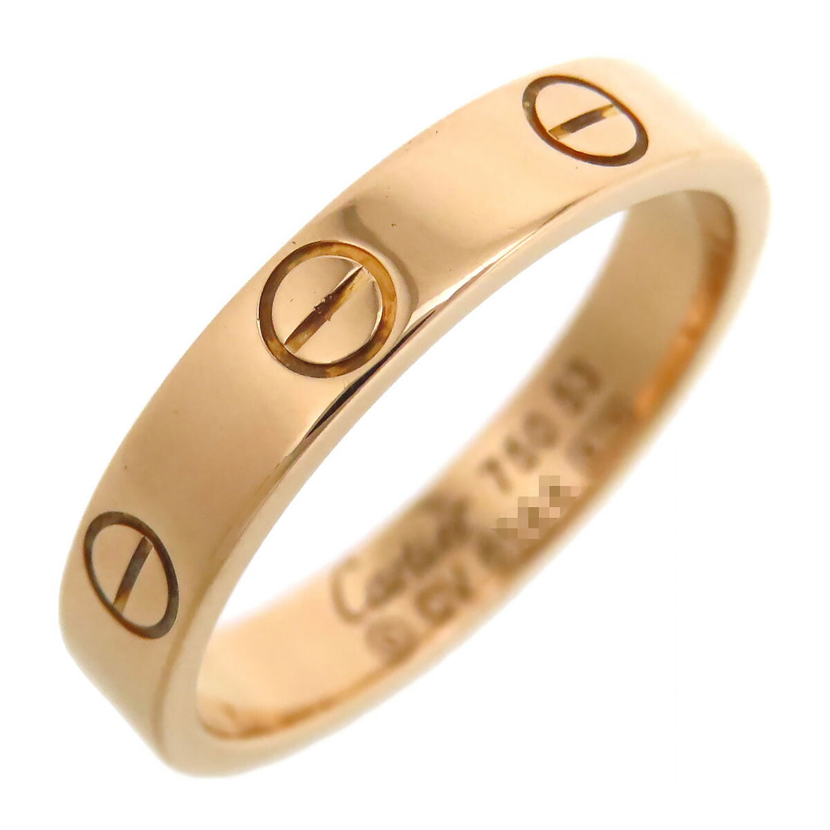 カルティエ ラブ ウェディング バンドリング #53 B4049753 750 (K18PG) レディース CARTIER [美品] 【中古】 【ジュエリー】｜TS Trading Co Ltd