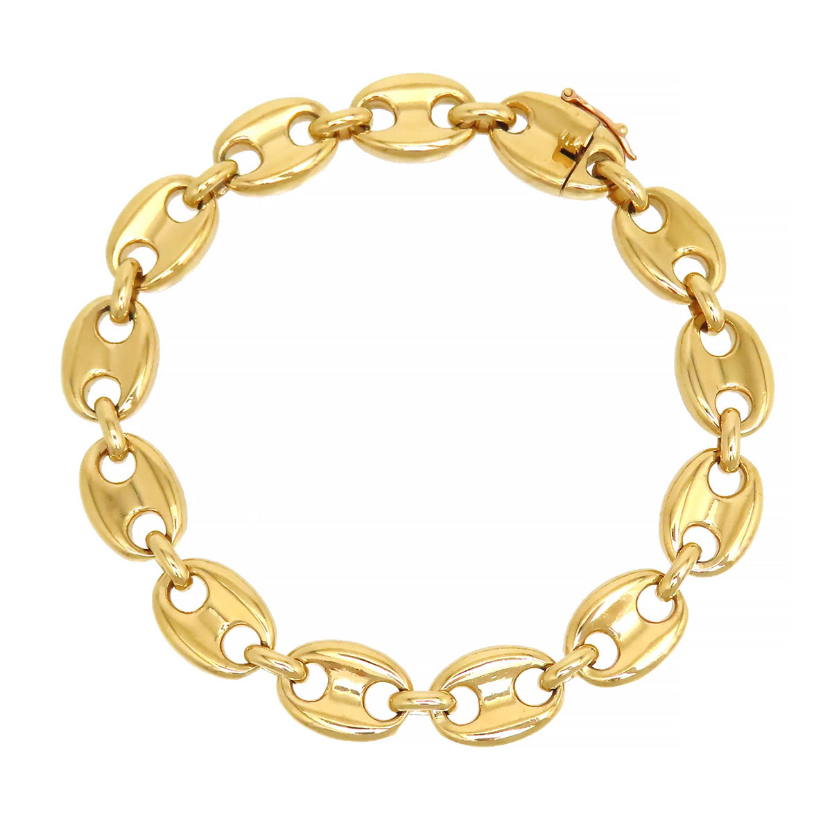 ヴァンクリーフ＆アーペル ヴィンテージ チェーン ブレスレット #17.5 18Kt (K18YG K18PG) ユニセックス Van Cleef & Arpels [美品] 【中古】 【ジュエリー】｜TS Trading Co Ltd