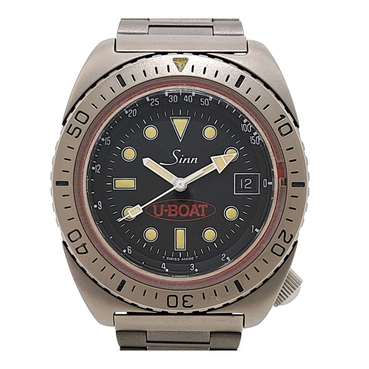 ジン U-BOAT 8820 Overhauled 8820 自動巻き チタン メンズ Sinn 【中古】 【時計】