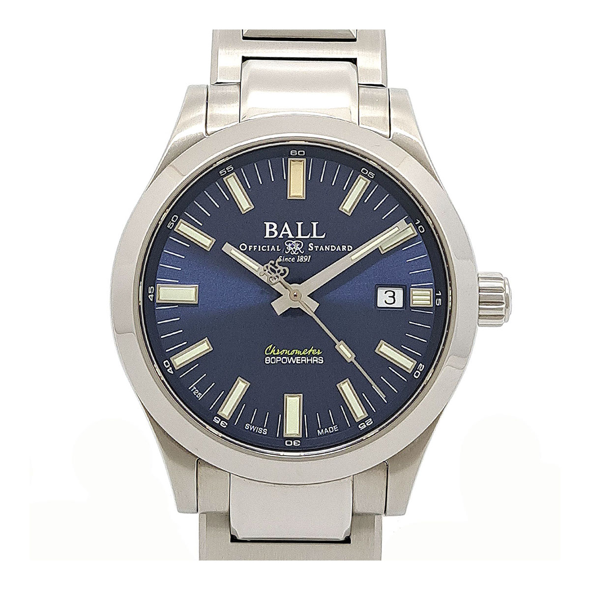 ボールウォッチ エンジニアM マーベライト NM2032C-S1CJ-BE 自動巻き ステンレススティール メンズ BALLWATCH 【中古】 【時計】