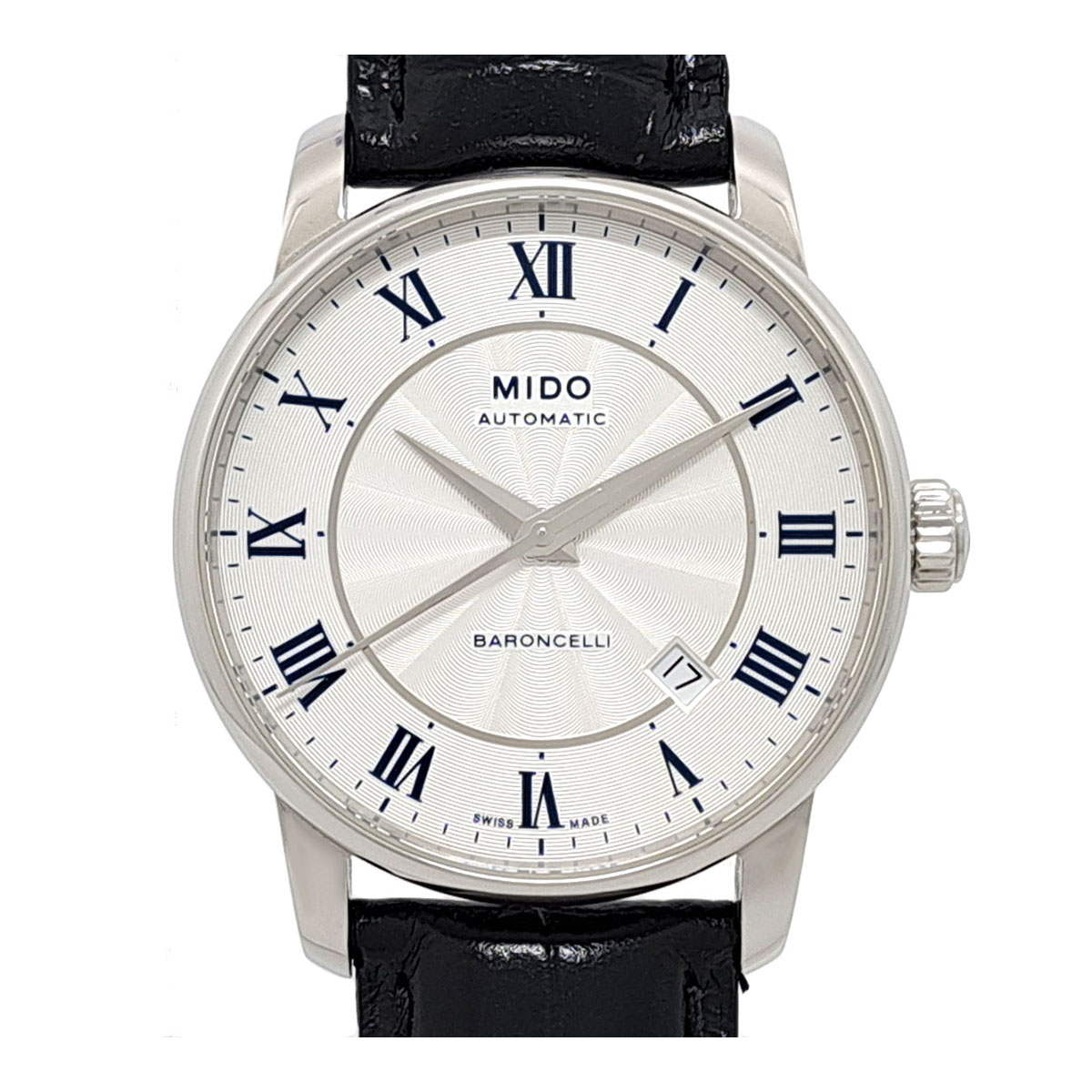 ミドー バロンチェッリ M8600.4.21.4 自動巻き ステンレススティール メンズ MIDO 【中古】 【時計】