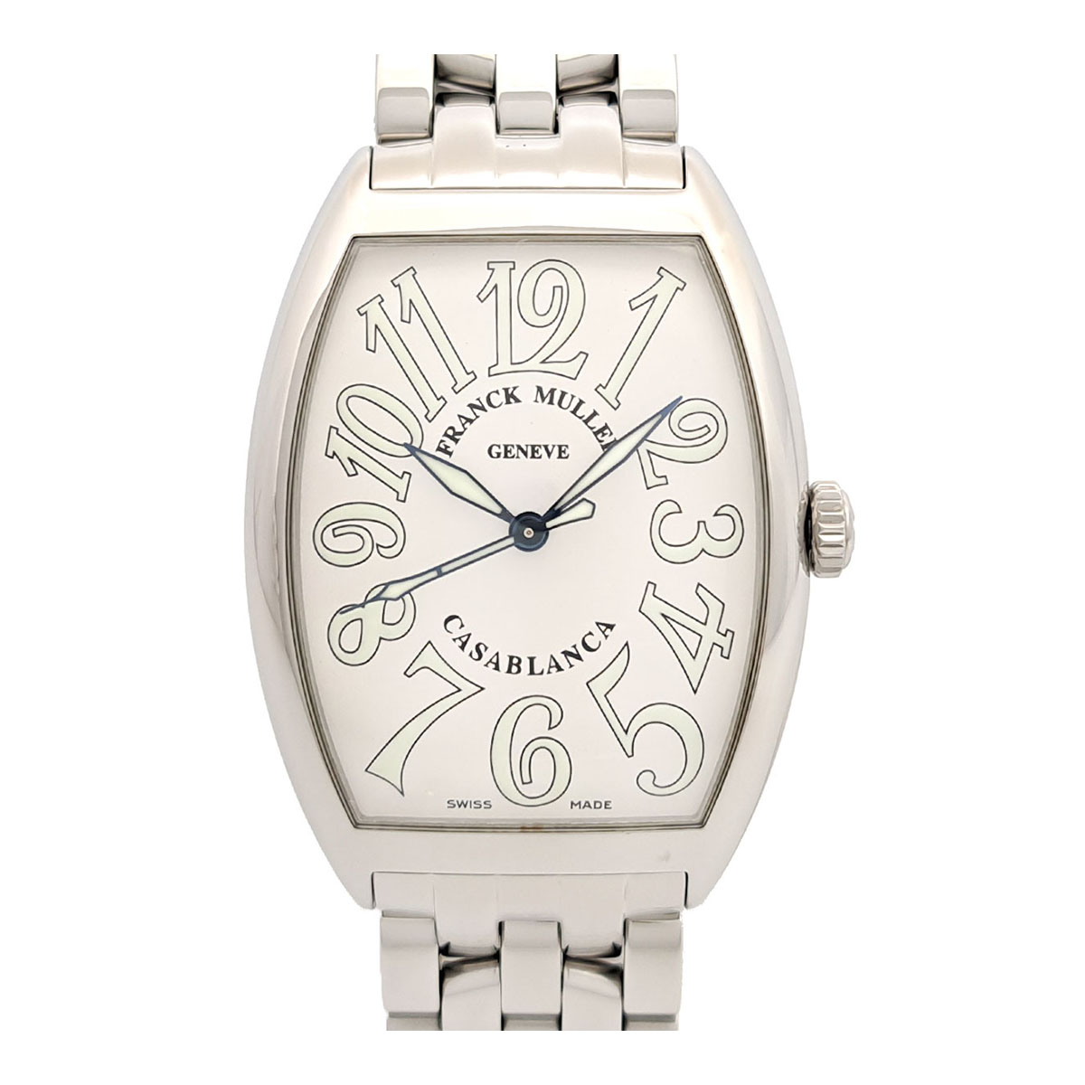 フランクミュラー カサブランカ 6850 自動巻き ステンレススティール メンズ FRANCK MULLER 【中古】 【時計】