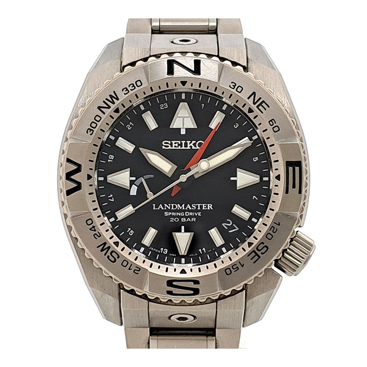 セイコー プロスペックス ランドマスター スプリングドライブ 5R66-0AM0 スプリングドライブ チタン メンズ SEIKO 【中古】 【時計】