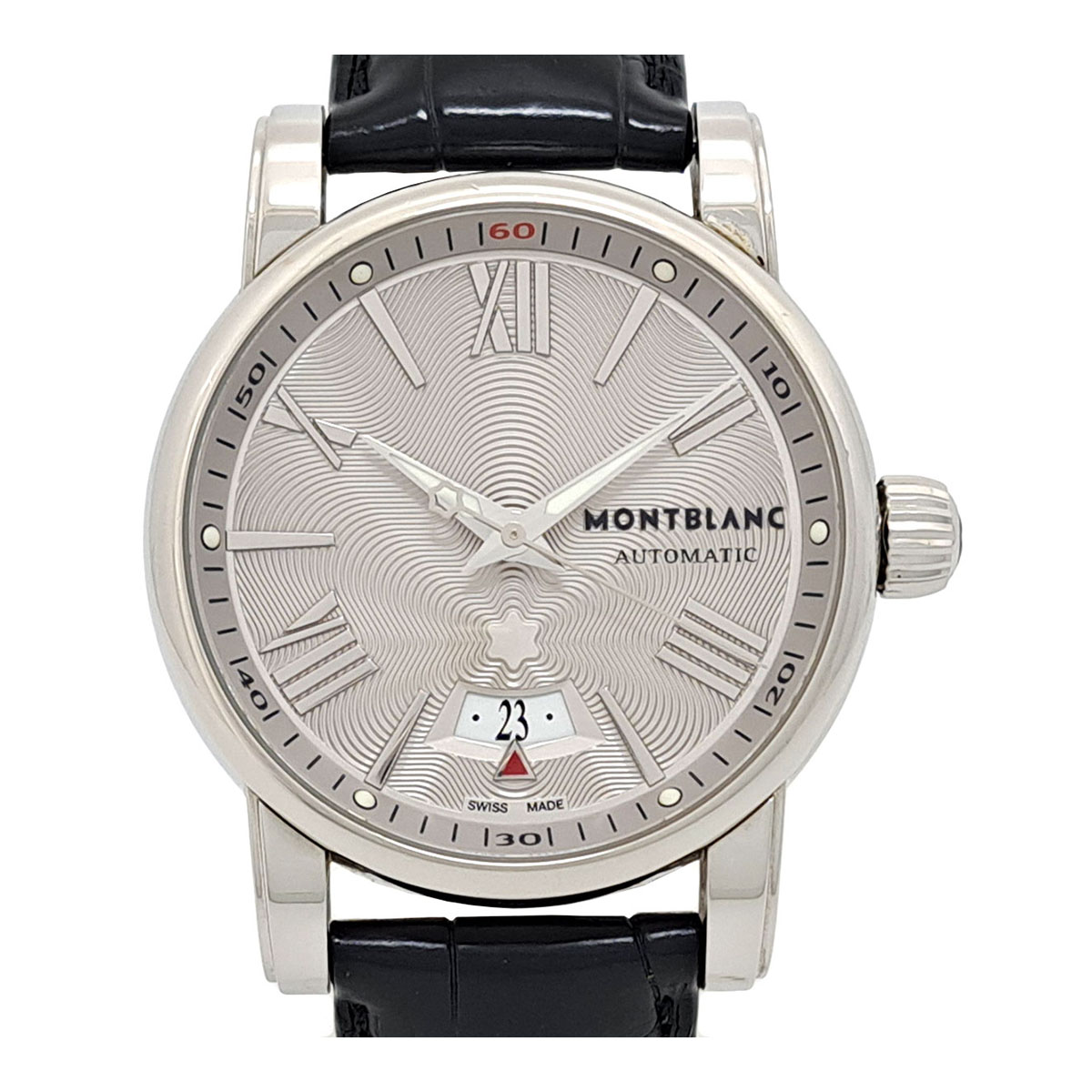 モンブラン スターデイト 7102 自動小銃一巻き ステンレス鋼スチール写真 メンズ MONTBLANC 【中古】 【時辰儀】