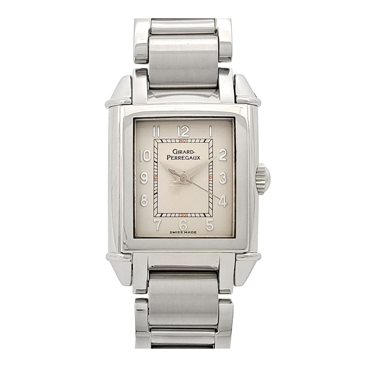 ジラールペルゴ ヴィンテージ 1945 Overhauled 2590 手一巻き ステンレス鋼スチール写真 レディース GIRARD-PERREGAUX 【中古】 【時辰儀】