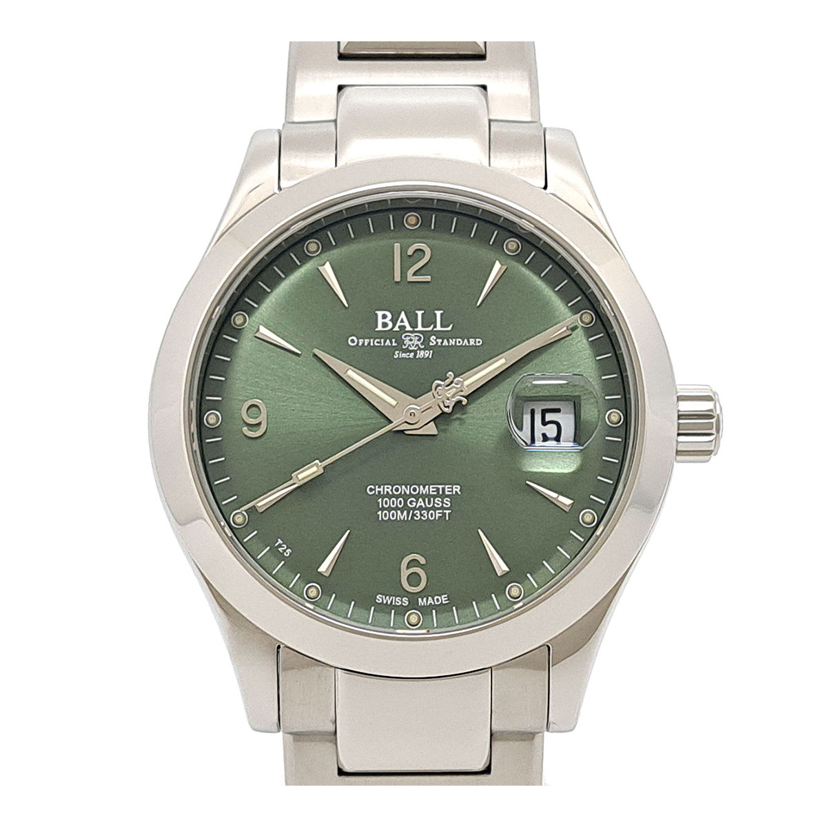 ボールウォッチ エンジニア オハイオ クロノメーター NM9026C-S5CJ-GR 自動巻き ステンレススティール メンズ BALLWATCH 【中古】 【時計】|TS Trading Co Ltd