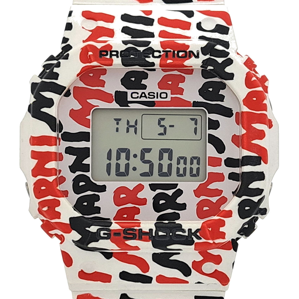 カシオ G-SHOCK MARNI共同研究 GMD-S5610MA-7ER 石英 脂 メンズ CASIO 【中古】 【時辰儀】