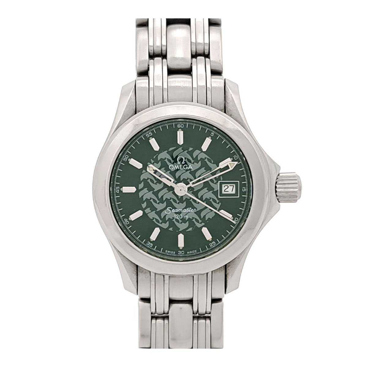 ゼロ シーマスター ジャックマイヨール 2586.70 石英 ステンレス鋼スチール写真 レディース OMEGA 【中古】 【時辰儀】
