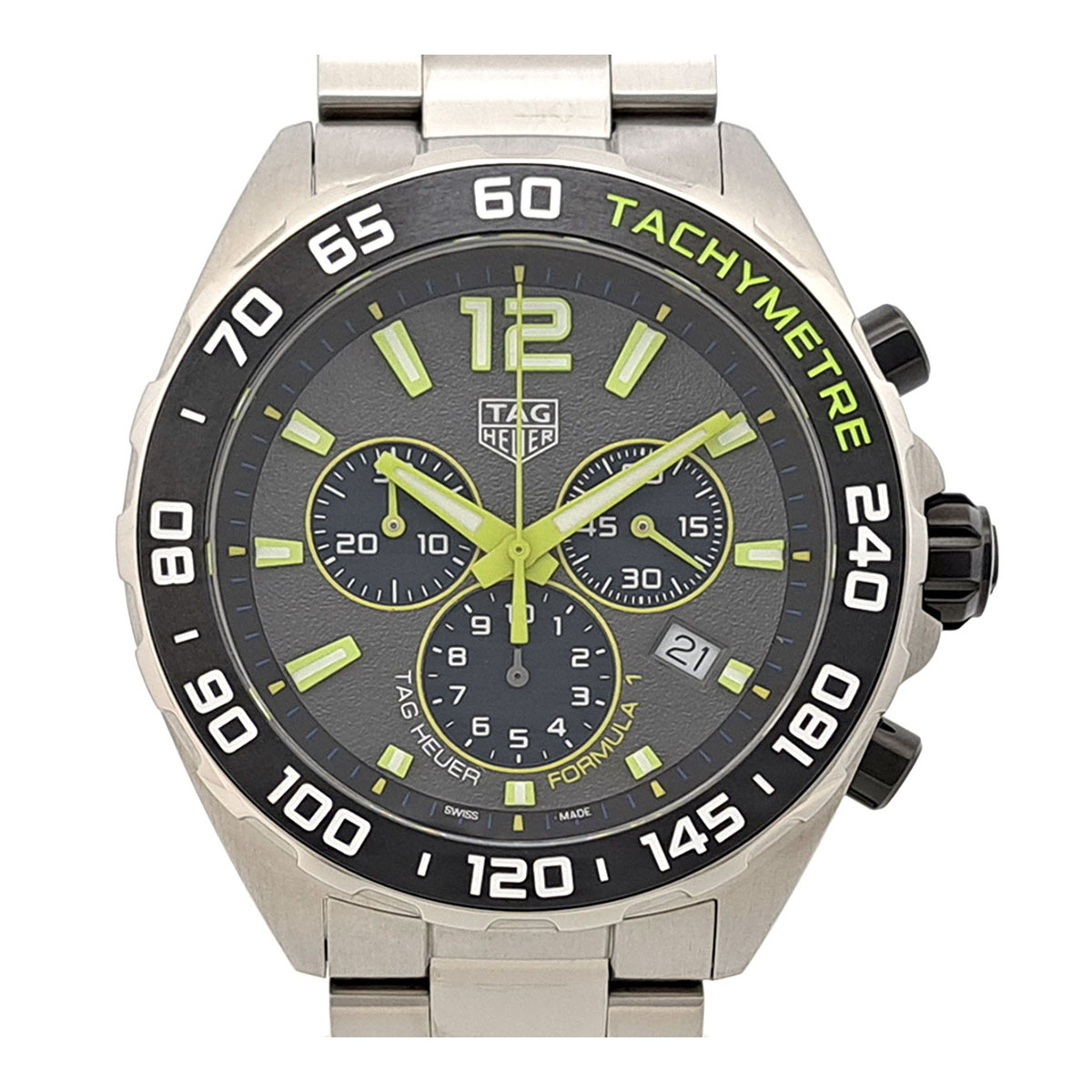 タグホイヤー 範式1 クロノグラフ CAZ101AG.BA0842 石英 ステンレス鋼スチール写真 メンズ TAG HEUER [未当て嵌める品] 【中古】 【時辰儀】