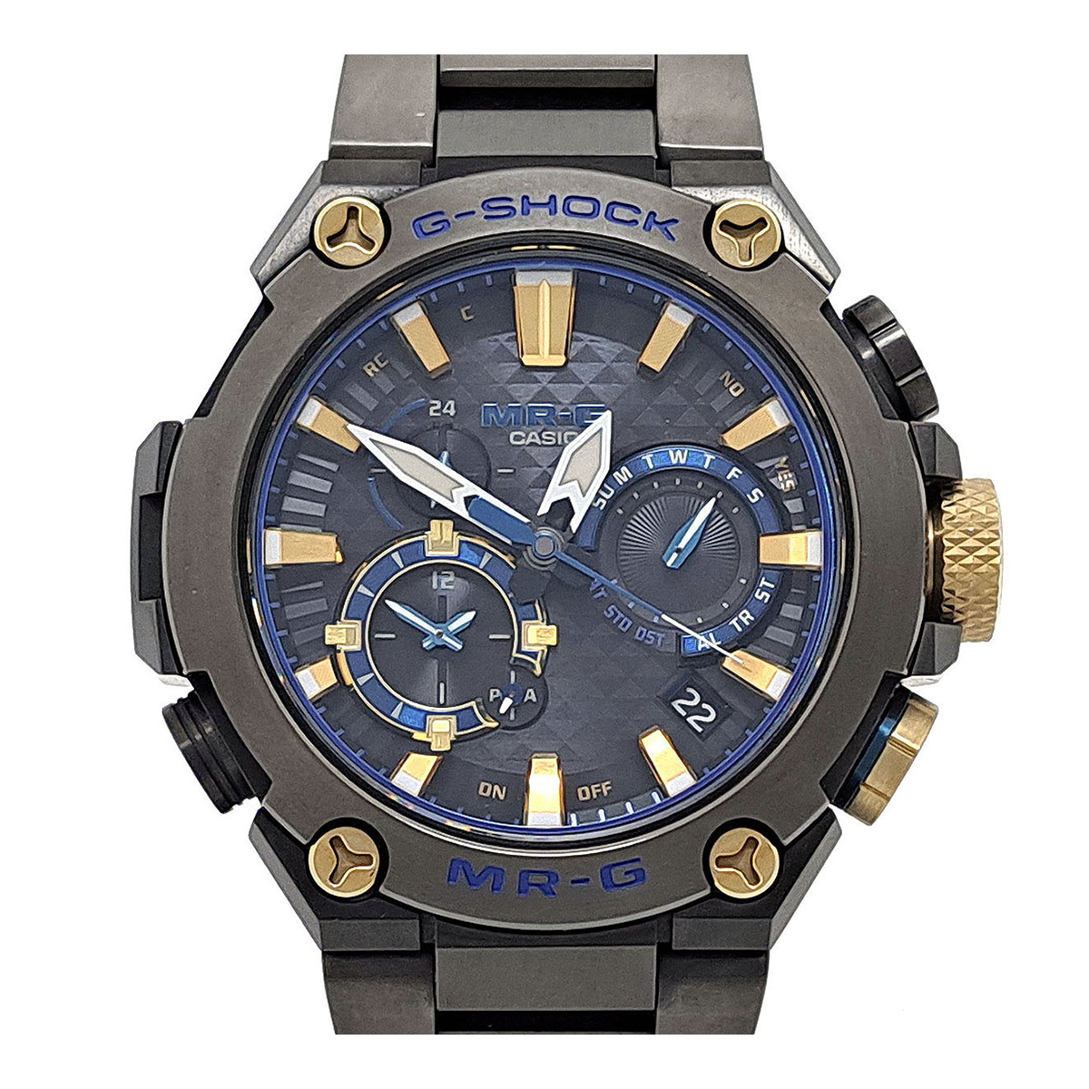 カシオ G-SHOCK 勝色 MRG-B2000B-1AJR ソーラー チタン メンズ CASIO 【中古】 【時辰儀】