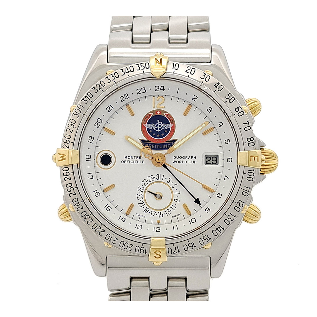 ブライトリング デュオグラフ B15508 自動巻き ステンレススティール メンズ BREITLING 【中古】 【時計】｜TS Trading Co Ltd
