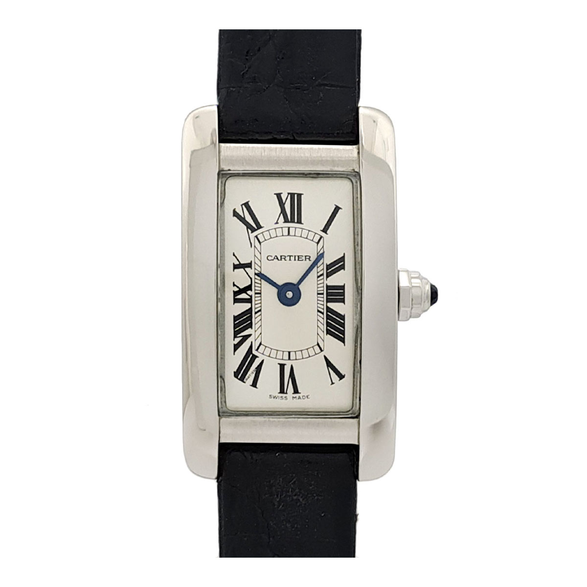 カルティエ 貯蔵タンクアメリカン ミニ WSTA0032 石英 ステンレス鋼スチール写真 レディース CARTIER 【中古】 【時辰儀】