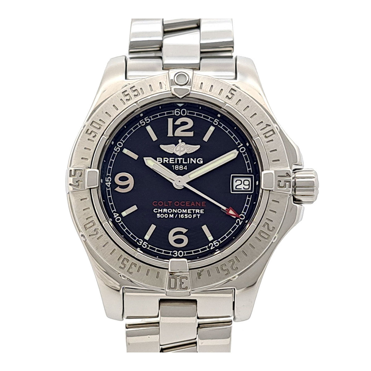 ブライトリング コルト オーシャン A77380 クオーツ ステンレススティール メンズ ボーイズ BREITLING 【中古】 【時計】|TS Trading Co Ltd