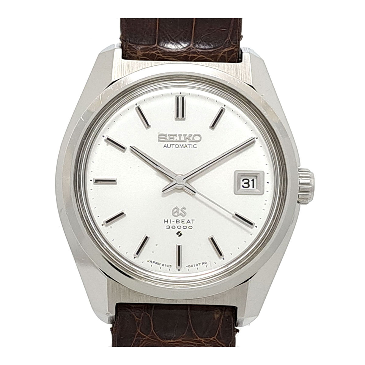 セイコー グランドセイコー ハイビート Overhauled 6145-8000 自動巻き ステンレススティール メンズ SEIKO [アンティーク ヴィンテージ] 【中古】 【時計】｜TS Trading Co Ltd