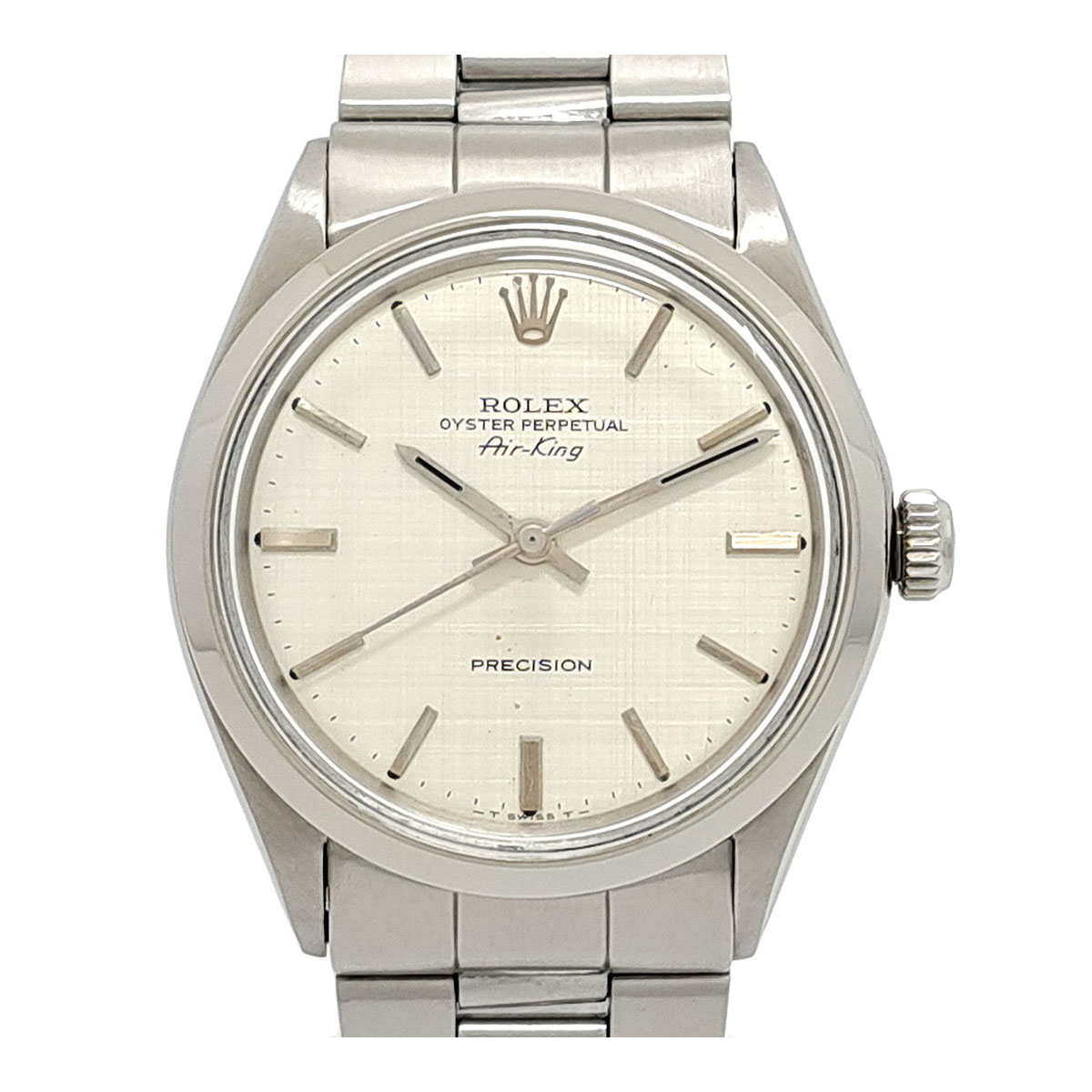 ロレックス エアキング リネンダイヤル 5500 自動巻き ステンレススティール メンズ ROLEX [アンティーク ヴィンテージ] 【中古】 【時計】｜TS Trading Co Ltd