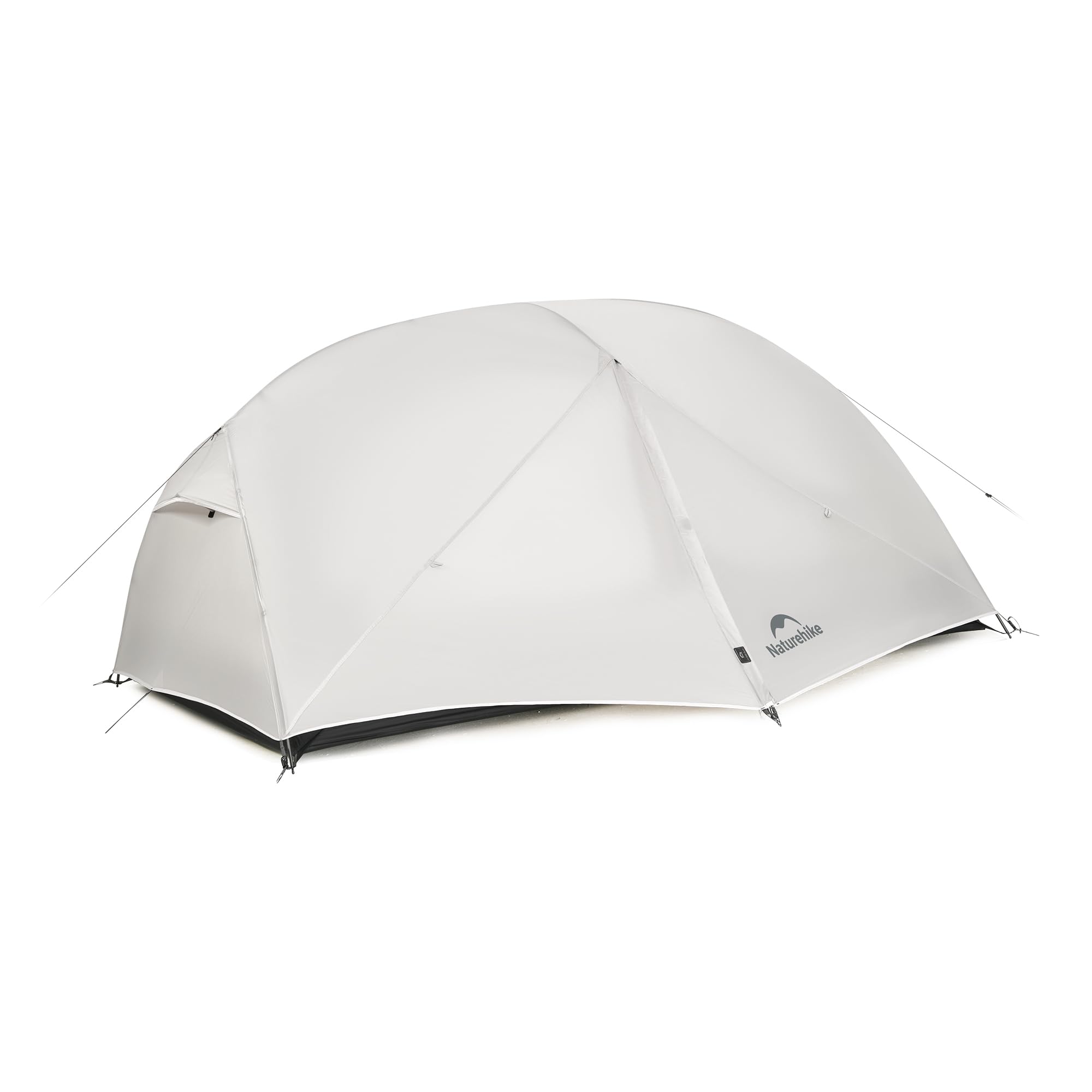 Natehike公式ショップ テント 自立式 Mongar PRO 1人用 ダブルウォール 20Dナイロン 防水 防風 通気性 ソロキャン 登山 設営簡単 アウトドア グランドシート付き 軽量ギア コンパクト ツーリング ドーム型 2人用テント グレー|tutatu