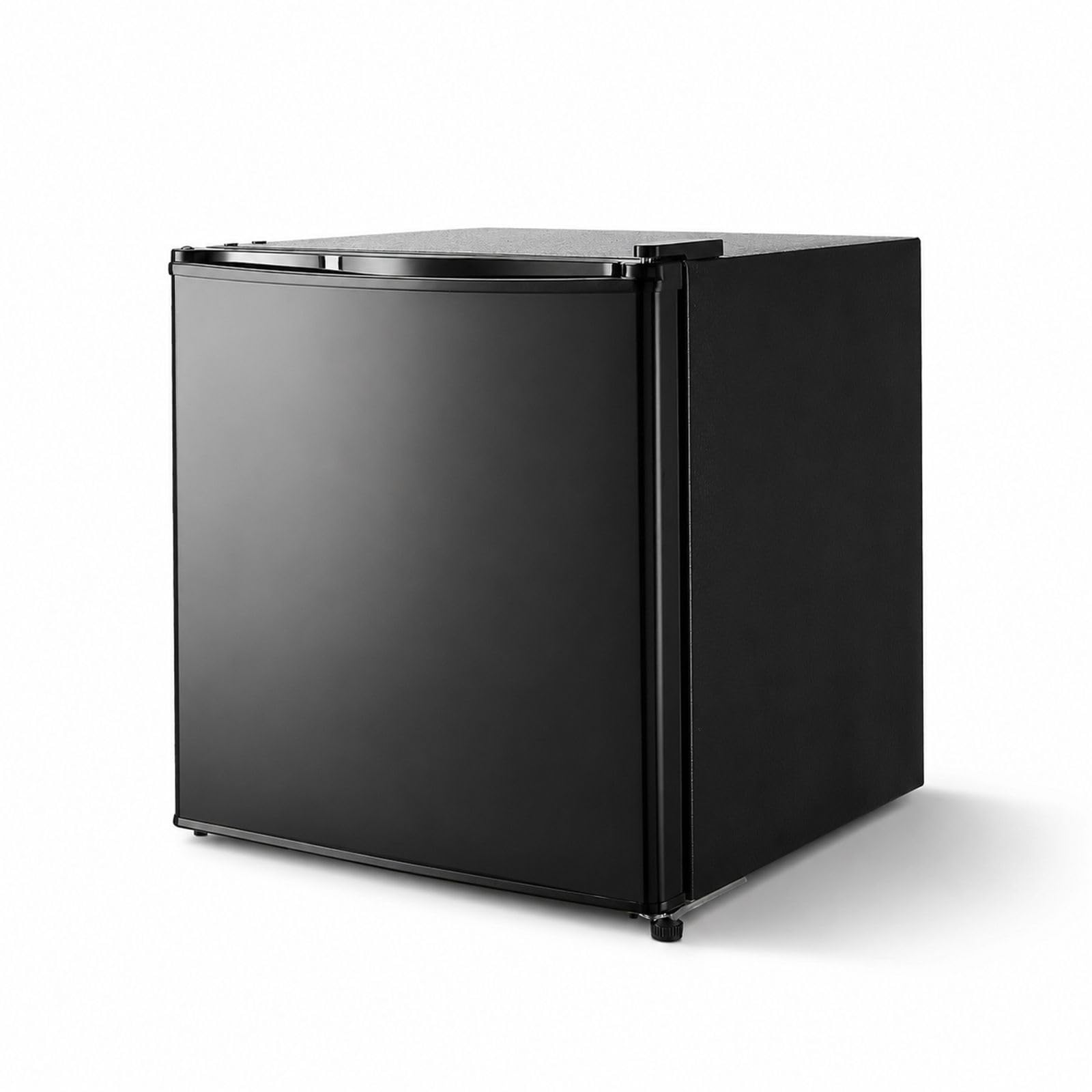 大容量、50L。 ONE STEP 1ドア冷蔵庫 小型 両開き 一人暮らし 家庭用 コンパクト オフィス 温度調節 ミニ冷蔵庫 ドアポケット 製氷室付き (ブラック) 50L,ブラック｜tutatu