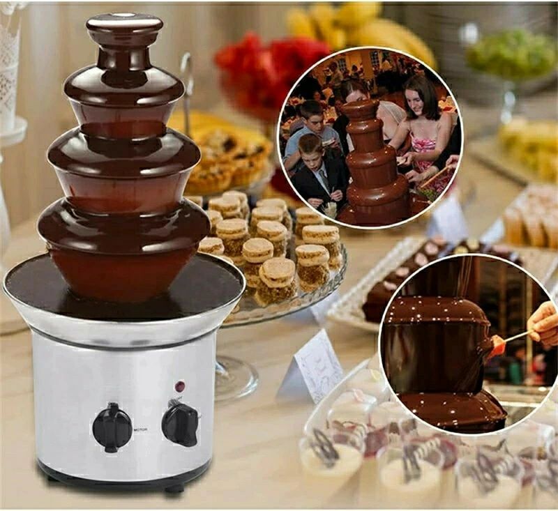 高閣 黒茶 チョコレートファウンテン機 ステンレス鋼製
