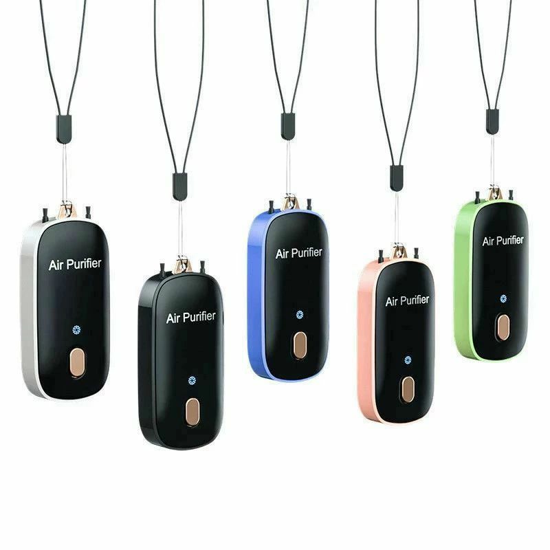 持ちはこぶ用 消臭 静音 除菌 さし引きイオン 首かけ イオン生きかえる器 usb申し受ける式 脱臭 空気の状態汚れのない機 首飾り