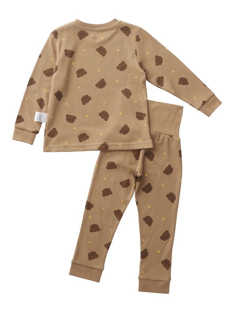 楽天市場 キッズ パジャマ ルームウェア Tutuanna チュチュアンナ キッズ くま総柄ワッフルパジャマ 9 22new チュチュアンナ 楽天市場店