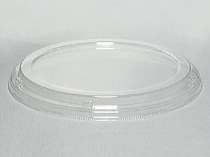 [お役目用]【製造業者直送】使い捨て入れもの（どんぶり）の蓋のみYS丼D-3-F【大】澄み切った嵌合蓋のみ【600個入】弁当(丼)持ち帰り/宅配/持参に。可塑性物質入れもの(丼弁当入れもの)の蓋