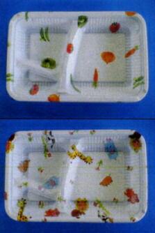 [送料無料/業務用]1段 プラスチックの使い捨て弁当容器CM-51(やさい・どうぶつ)透明蓋付セット 600個入り弁当(お弁当)のテイクアウトにプラの弁当箱(お弁当箱/使い捨て弁当箱/弁当容器/弁当パック/お弁当パック/テイクアウト容器) お子様用【smtb-F】