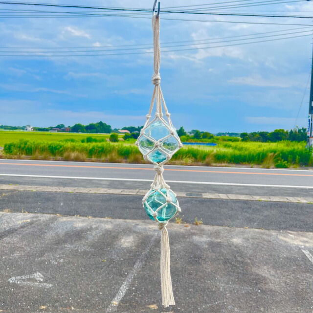 楽天市場】ビン玉、浮き球、浮き玉 レトロガラス玉 約6～6.5cm2個昭和