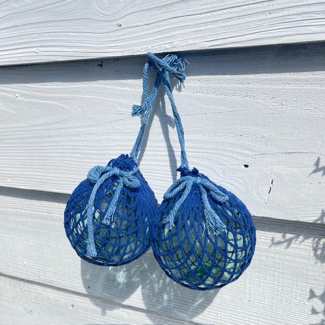 楽天市場】ブルー ビン玉、浮き球、瓶玉、瓶球、大型浮き玉