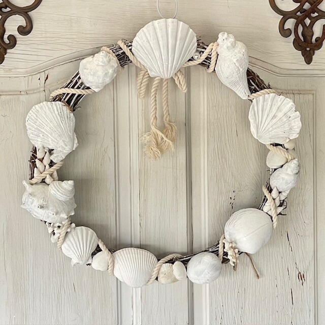 楽天市場】「送料無料」貝殻リース シェルリース : フラワーリース