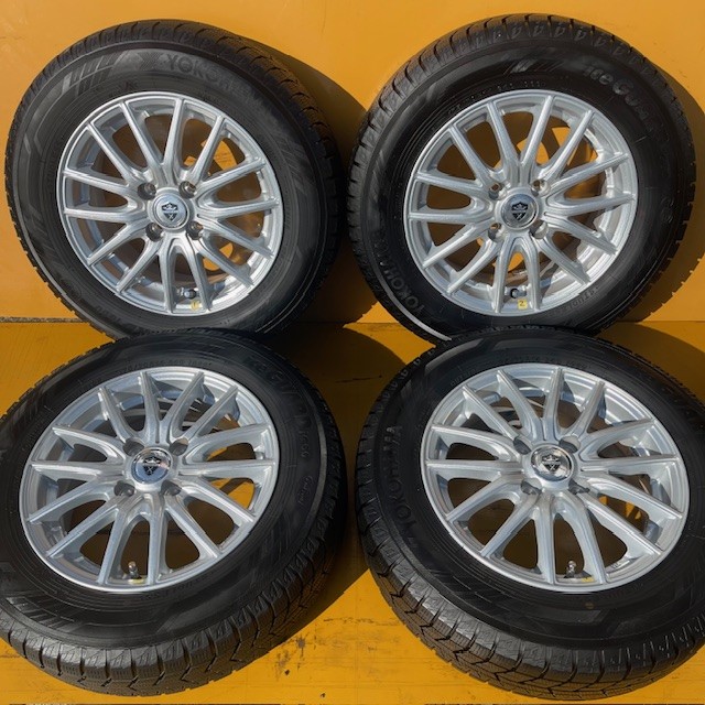 【楽天市場】【中古】2021年生産日本製ヨコハマIG60スタッドレス175/70R14+アルミホイール5.5J14+38シエンタ「4穴」ポルテ ...