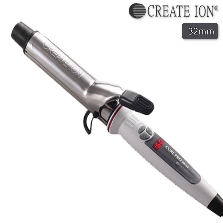 楽天市場】クレイツ ヘアアイロン 32mm カールアイロン エレメアカール