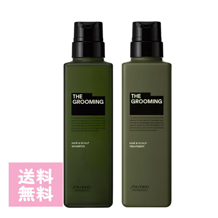 THE GROOMING ザ・グルーミング シャンプー500ml+ザ・グルーミング トリートメント500ｇセット シャンプー トリートメント ハリ コシ 皮脂汚れ ニオイ 洗浄 サロンシャンプー サロン専売品 5,729円