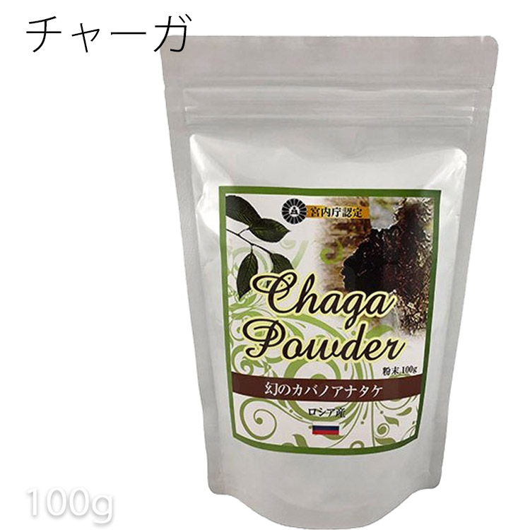 健康茶 チャーガ パウダー 粉末 100g カバノアナタケ チャーガ茶 ロシア産100% チャーガティ 売れ筋がひ新作！