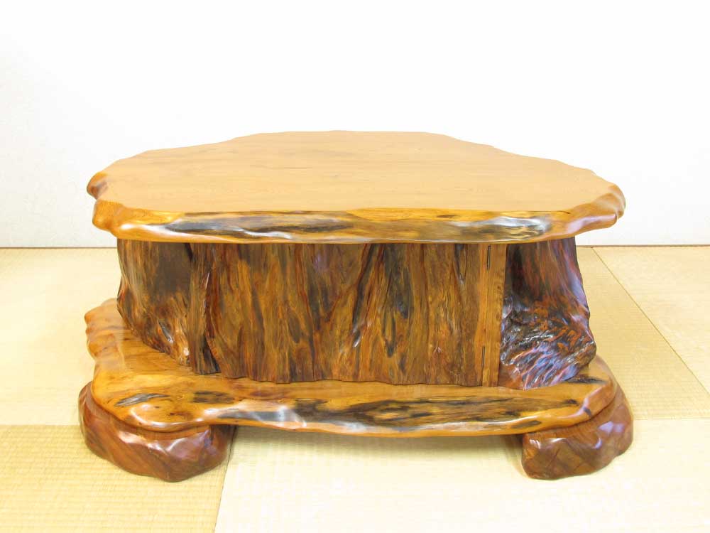 屋久杉工芸品 自然木 お皿 置物 銘木 和風 一点物 指輪 菓子器