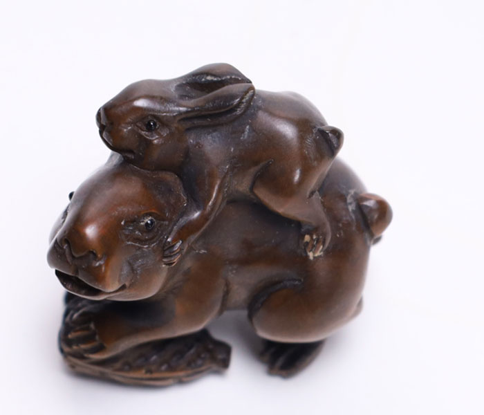 楽天市場】木彫り 根付 〜犬〜一刀彫 / 素材：柘植 : 津山銘木有馬店