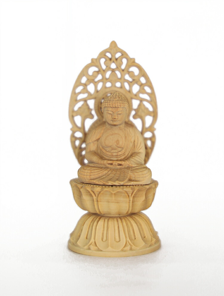 楽天市場】錦木 懐中仏『 阿弥陀 枕三尊 』 仏像 阿弥陀如来 観音菩薩