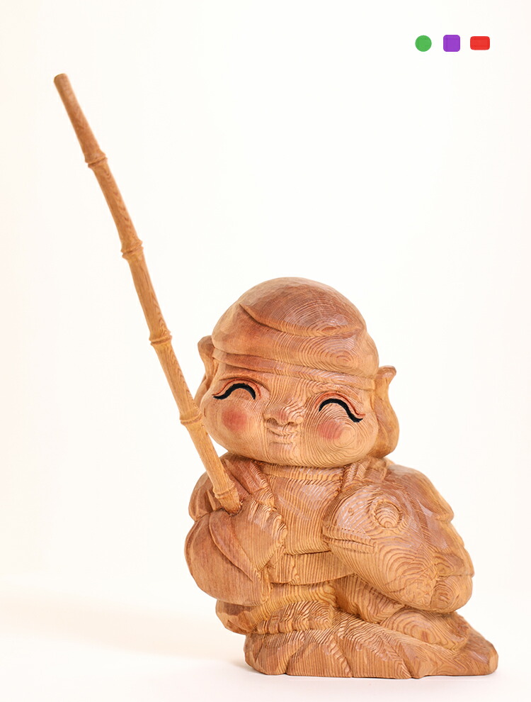 楽天市場】屋久杉 置き時計 一刀彫 / 素材：屋久杉（縁起物 置物