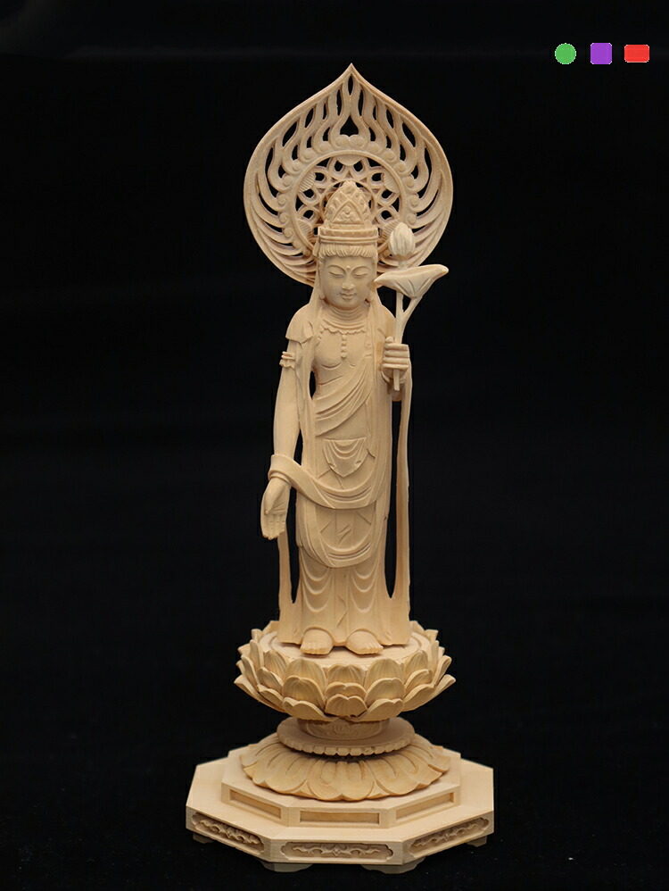 宝珠観音菩薩像　仏師63cm Amazon.co.jp: 宝珠観音菩薩像 仏師63cm 菩薩 美術 置物