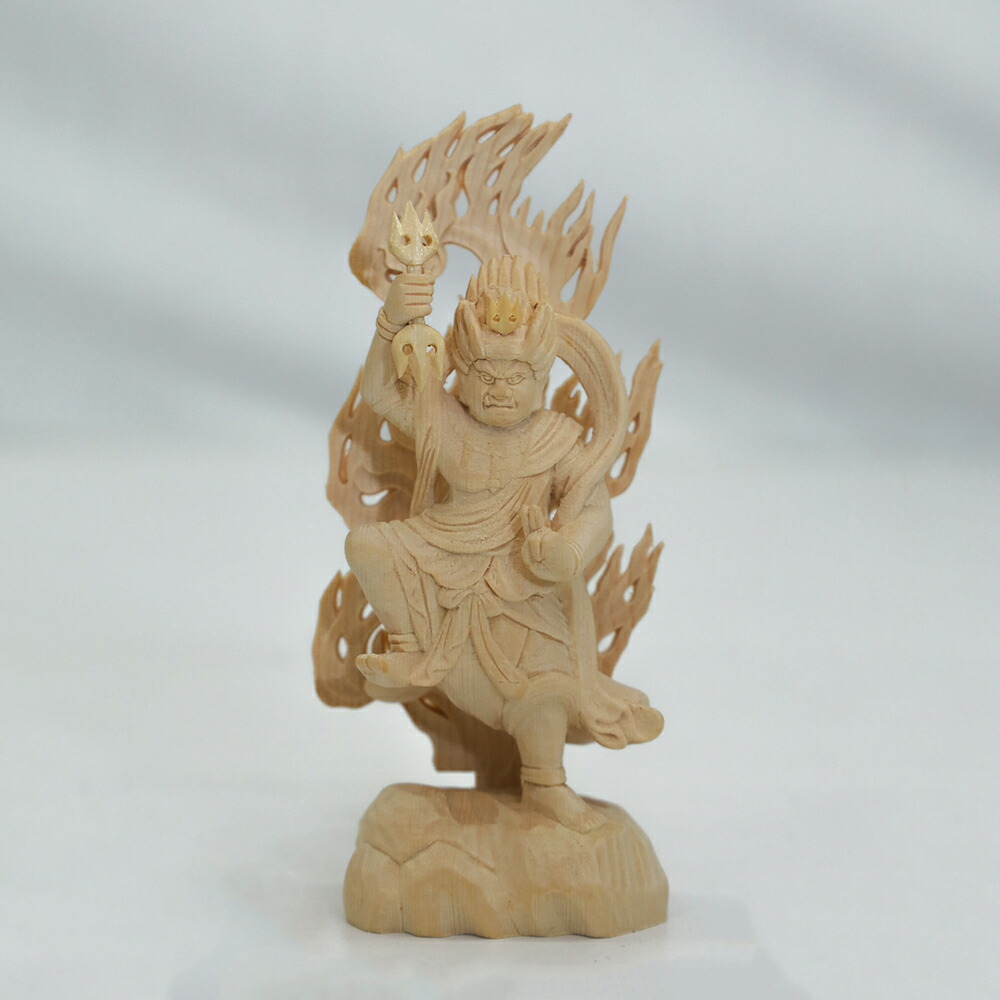 【新品】天然 本翡翠 仏像 彫刻品 宝石 全長3.8cm 2体セット 楽天市場】仏像 檜 一木彫り 『 地蔵王 』 葉小鵬 純金箔