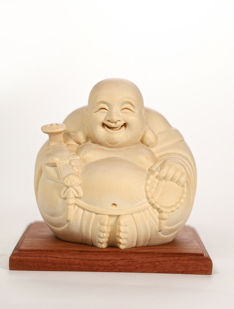 布袋羅漢　高さ16cm 置物　細密彫刻仙人　283g 布袋羅漢高さ16cm 置物細密彫刻仙人283g
