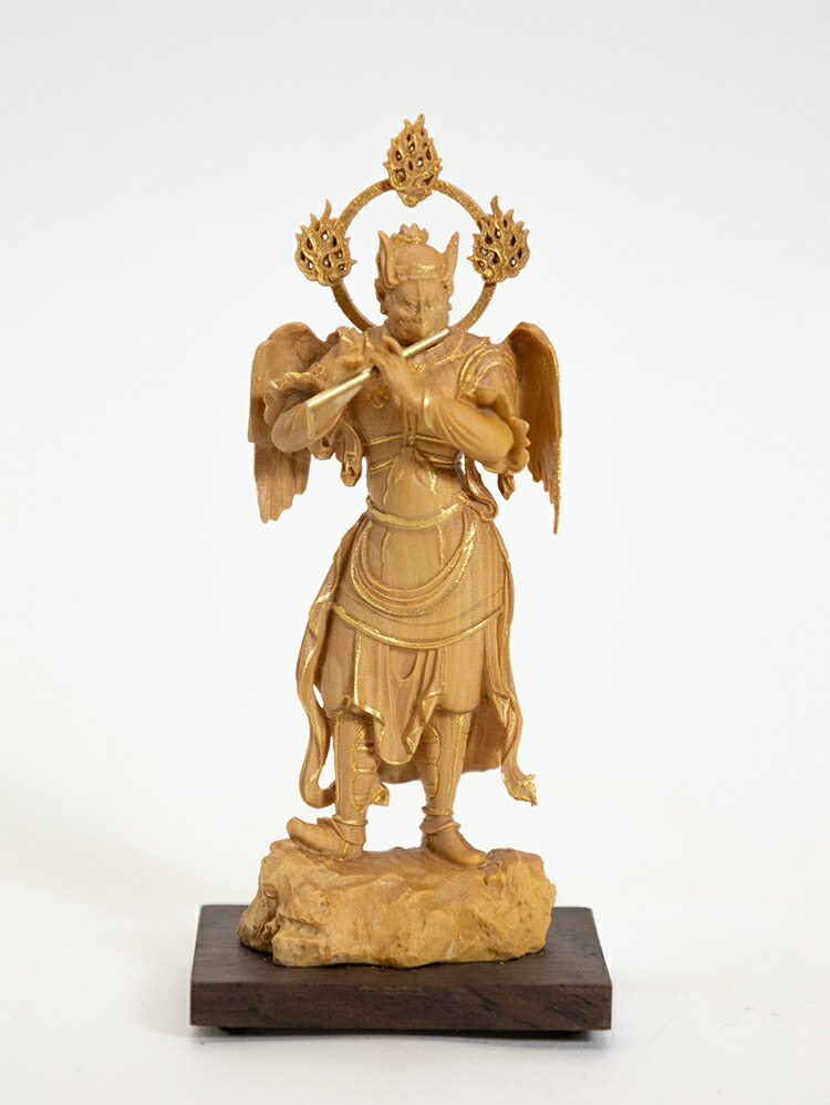 迦楼羅 木彫り 仏像 仕様：無垢 / 素材：柘植（置物）~｜津山銘木有馬店