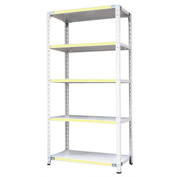 ※法人専用品※山金工業 色彩ラック ボルトレス軽量ラック(150kg/段) H1800xW900xD450 C1.5S6345-5-YE 1台｜DIY FACTORY ONLINE SHOP