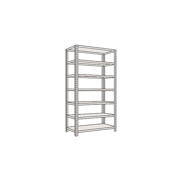 サカエ開放型棚1200&times;300&times;2400mmグレーLF3317｜DIY FACTORY ONLINE SHOP