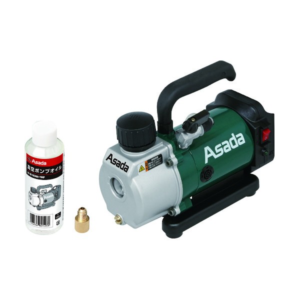 まとめ買い アサダ Asada アサダ充電式真空ポンプ1 5cfm バッテリ無 ケース付 392 X 240 X 228 Mm Vp154 1台 お得特価
