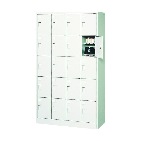トラスコ Trusco 390 ｔｚ型防錆強化２０人用シューズロッカー 390 X 1065 1065 X 1800 Mm X Tzs45tl C 1 Diy Factory Online Shop