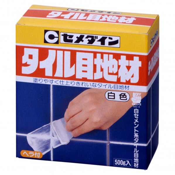 楽天市場 セメダイン タイル目地材 500g 白 1本 Diy Factory Online Shop
