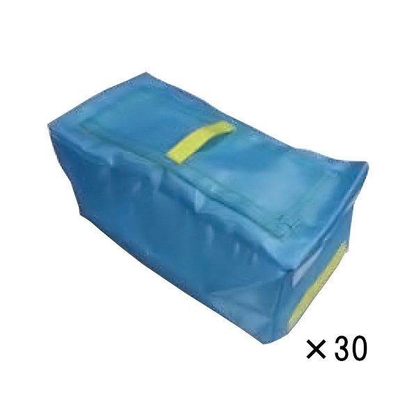 ダイクレ AQUADEFENSERシリーズ ウォーターバッグ W40cm×H20cm×D20cm 青 AQDWB402020 30個