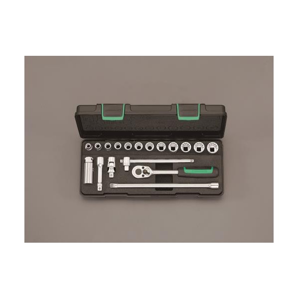 エスコ Esco 3 8インチsq ソケットレンチセット3 8インチsq Ea617cc 13 エスコ Esco ソケットレンチセットea617cc 13 1個 Diy Factory Online Shop