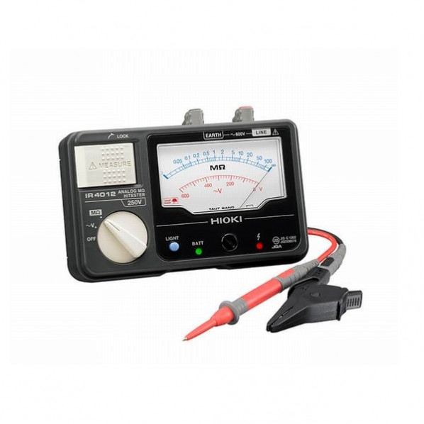 日置電機 アナログメグオームハイテスタ(1レンジ) IR4012-10SYORUI3TENTUKI 1点